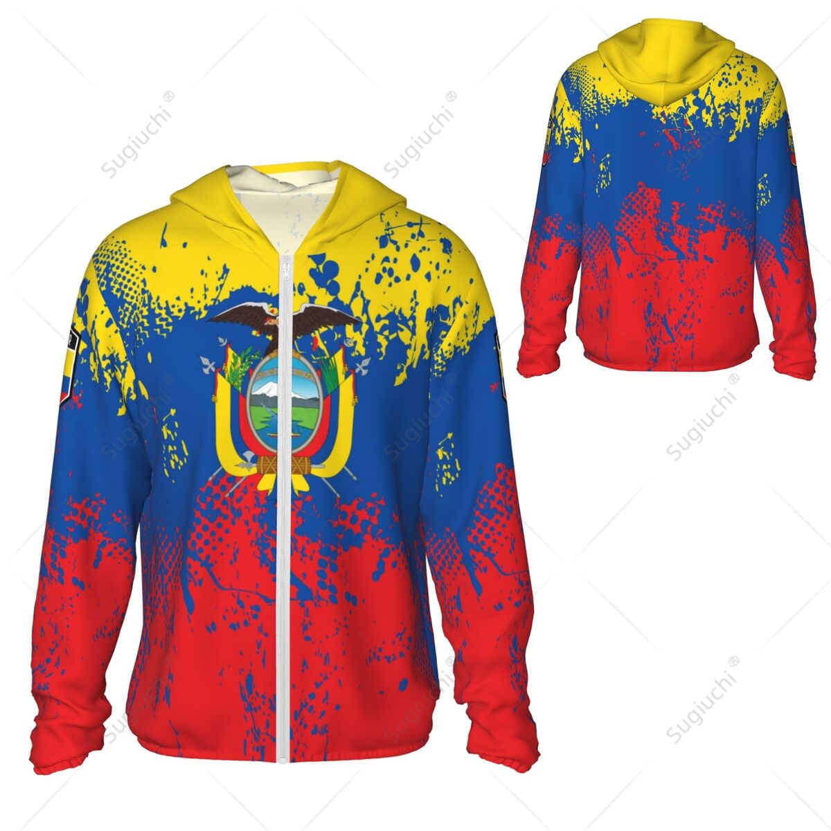 Ecuador Flag Sun Protection Ho - Fishing Hoodie บทวิจารณ์และราคา