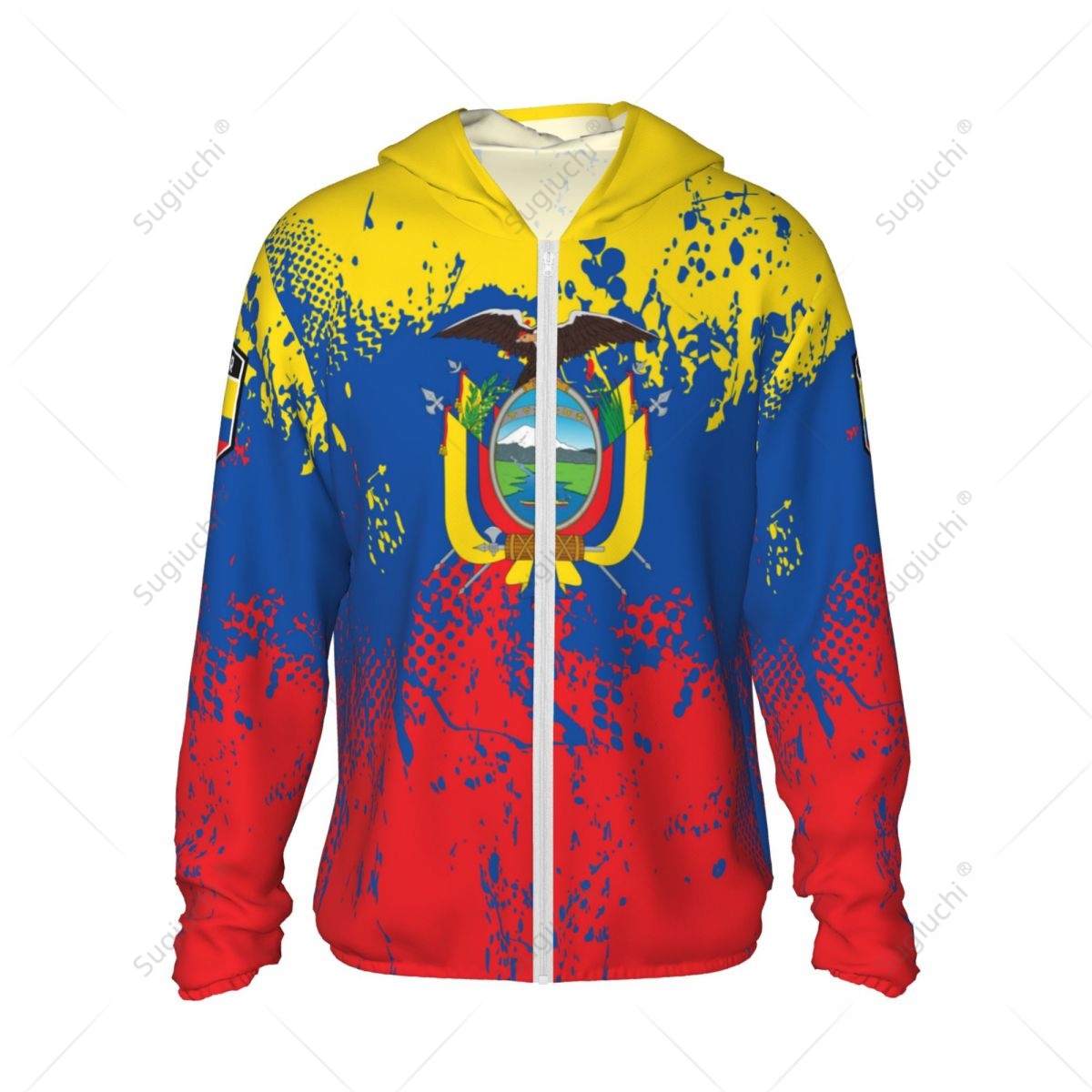 Ecuador Flag Sun Protection Ho - Fishing Hoodie บทวิจารณ์และราคา