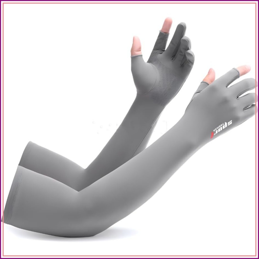 UV Protection Armsleeves with  - Fishing Gloves บทวิจารณ์และราคา
