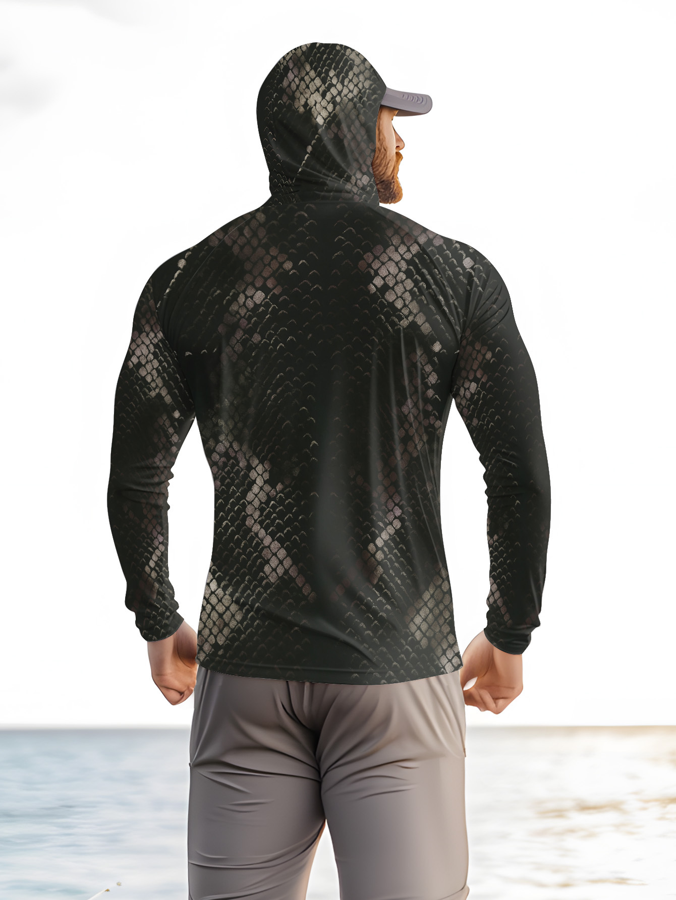 Men's Fishing Hooded Long-Slee - Fishing Shirt Uv Protection บทวิจารณ์และราคา