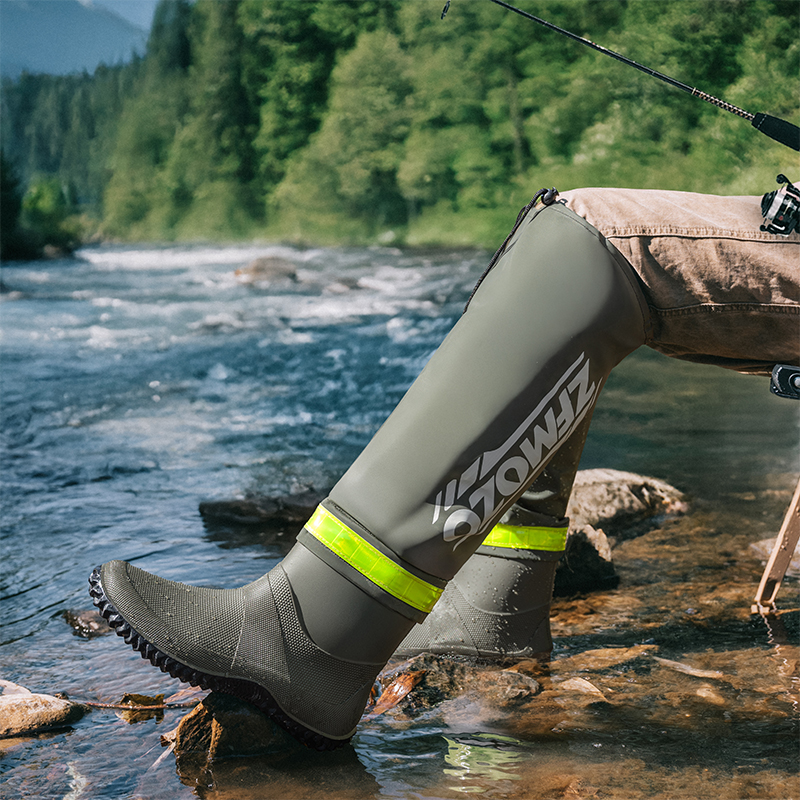 Foldable Outdoor High-top Rain - Fishing Boots บทวิจารณ์และราคา
