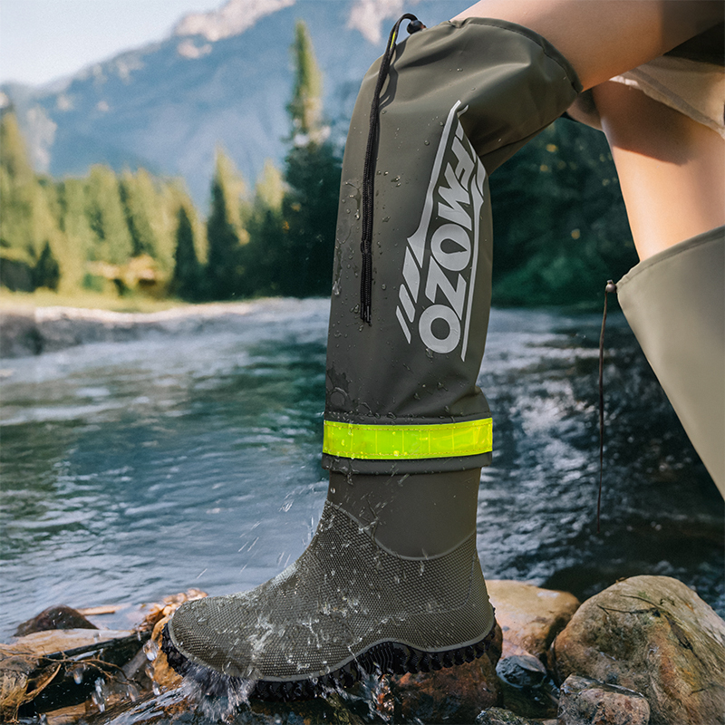 Foldable Outdoor High-top Rain - Fishing Boots บทวิจารณ์และราคา