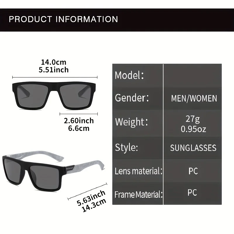 Fashion Vintage Square Polariz - Fishing Sunglasses Polarized บทวิจารณ์และราคา