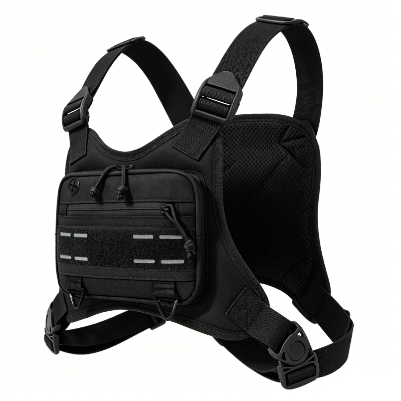 Tactical Front Chest Rig Bag V - Fishing Vest บทวิจารณ์และราคา