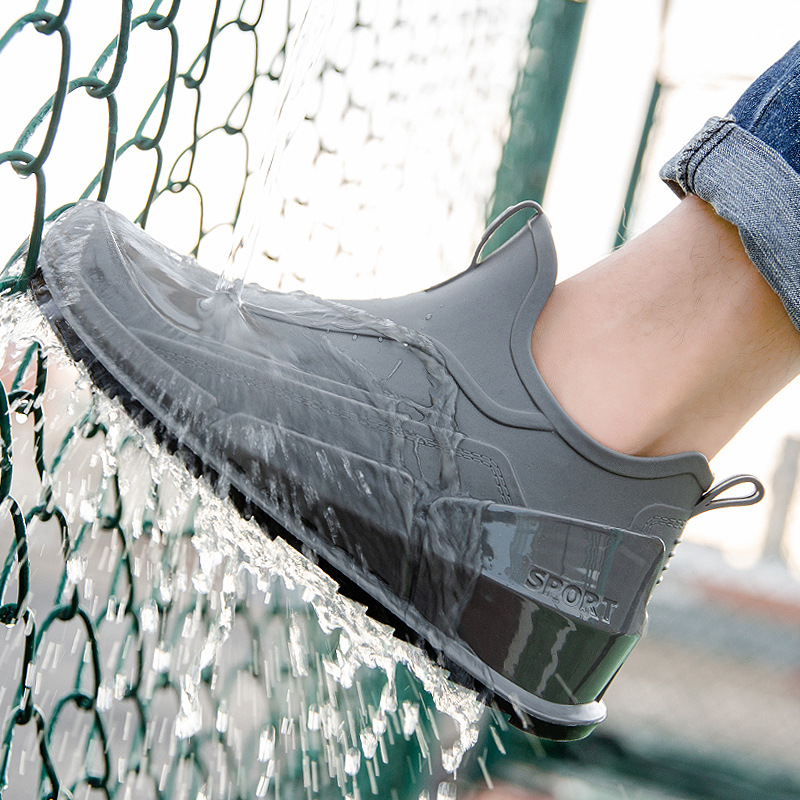 Summer men's short tube rain b - Fishing Boots บทวิจารณ์และราคา