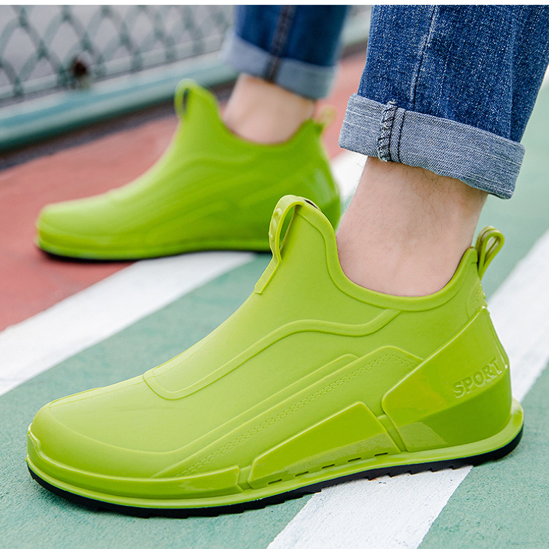 Summer men's short tube rain b - Fishing Boots บทวิจารณ์และราคา