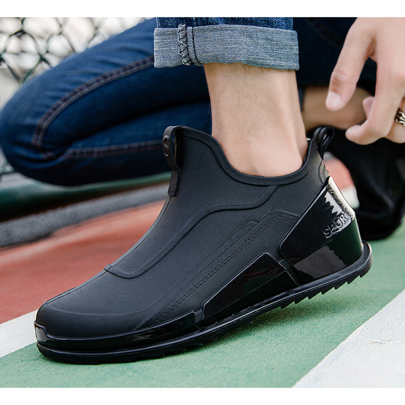 Summer men's short tube rain b - Fishing Boots บทวิจารณ์และราคา