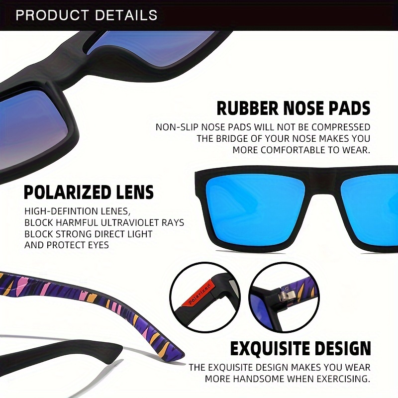 Fashion Travel Square Polarize - Fishing Sunglasses Polarized บทวิจารณ์และราคา
