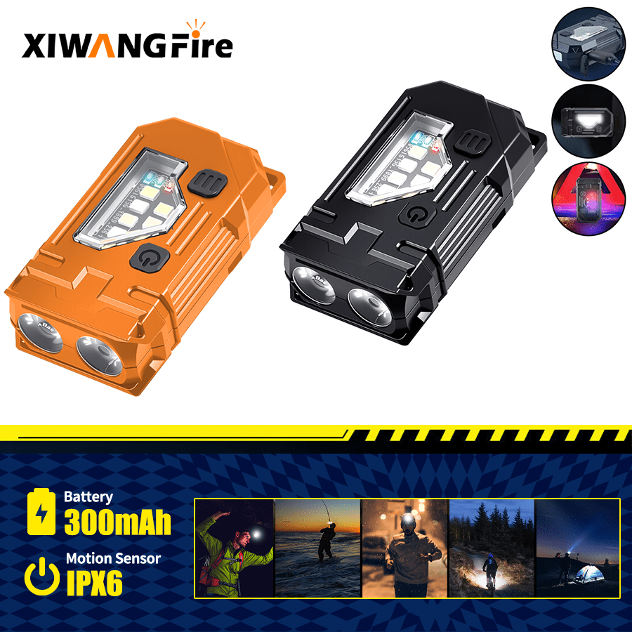 Mini Keychain EDC Flashlight - - Fishing Hat บทวิจารณ์และราคา