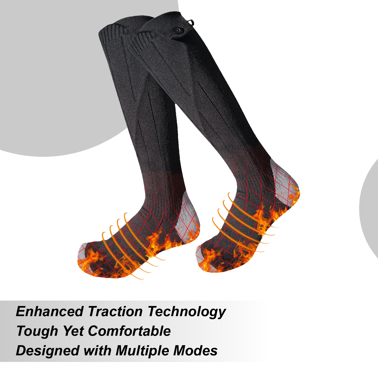Heated Socks for Men Cordless  - Fishing Socks บทวิจารณ์และราคา