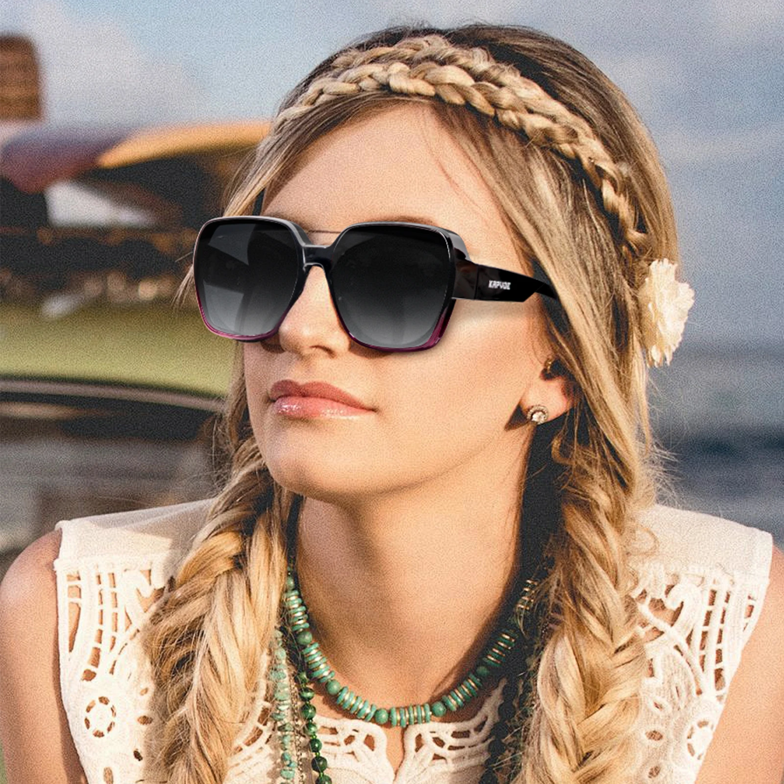 Kapvoe  Fitover Sunglasses Ove - Fishing Sunglasses Polarized บทวิจารณ์และราคา