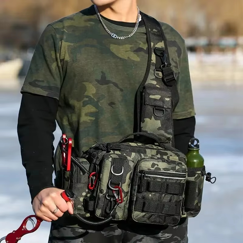 Outdoor Tactical Camping Climb - Fishing Backpack บทวิจารณ์และราคา