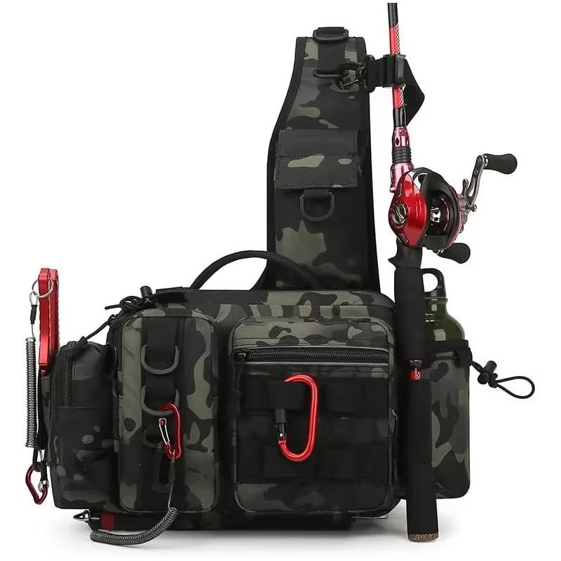 Outdoor Tactical Camping Climb - Fishing Backpack บทวิจารณ์และราคา