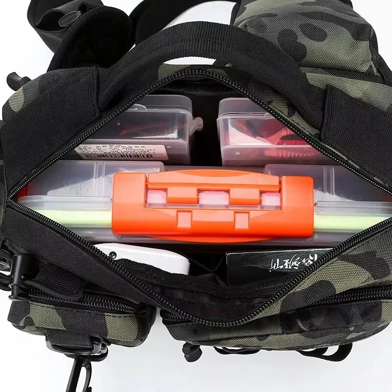 Outdoor Tactical Camping Climb - Fishing Backpack บทวิจารณ์และราคา