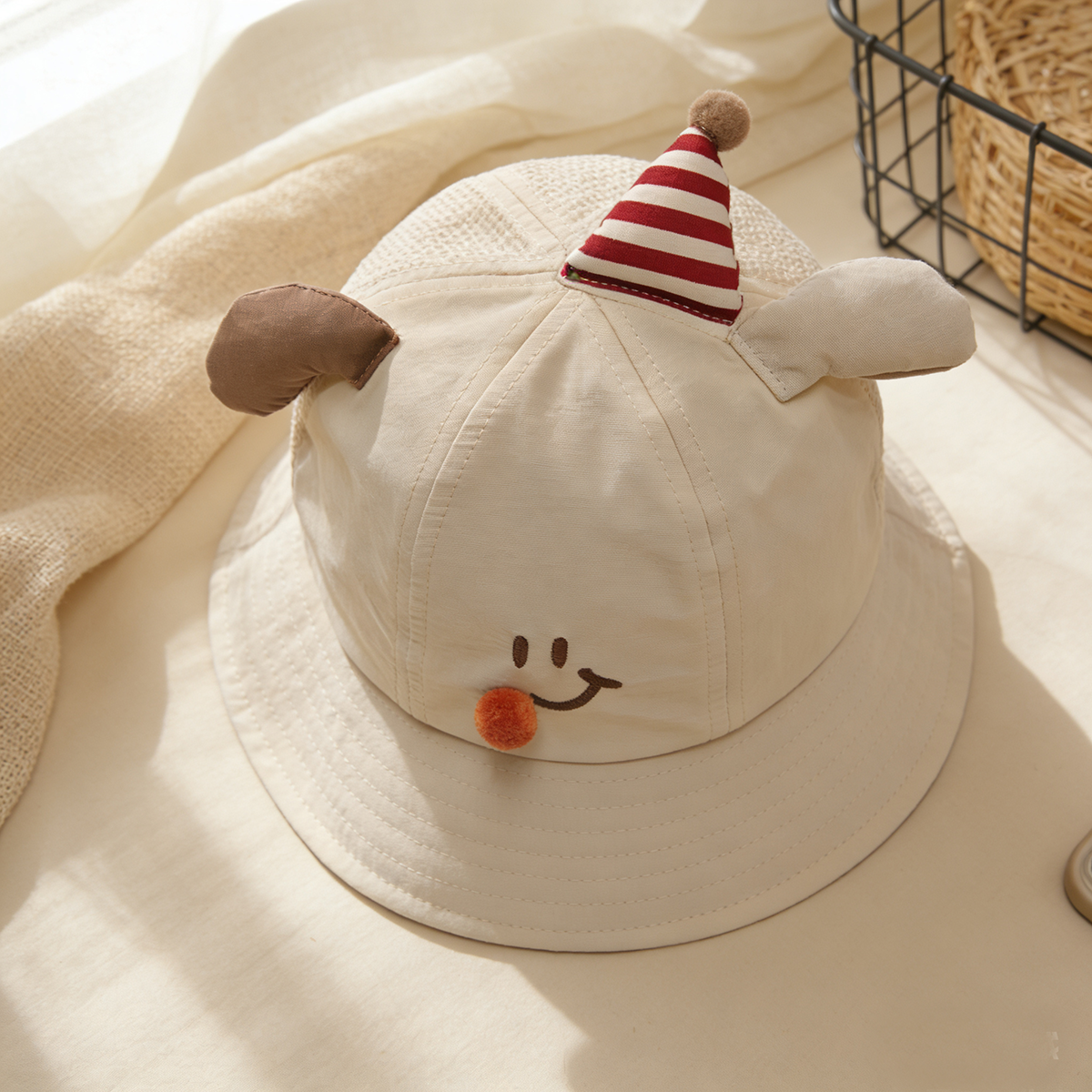 Cute birthday-themed embroider - Fishing Hat บทวิจารณ์และราคา