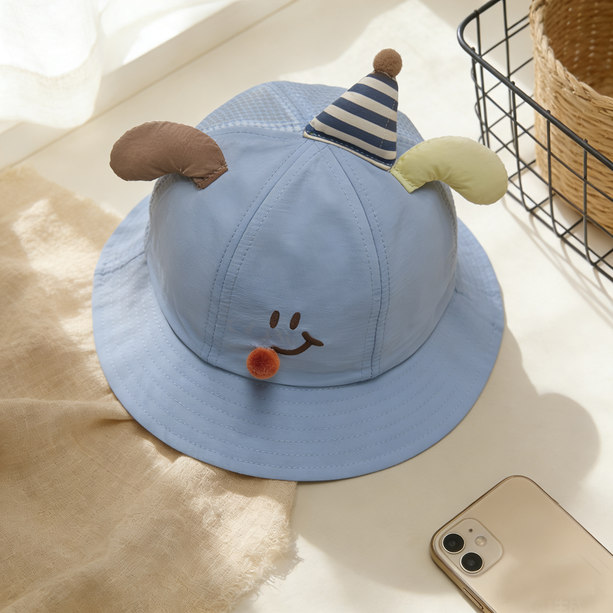 Cute birthday-themed embroider - Fishing Hat บทวิจารณ์และราคา