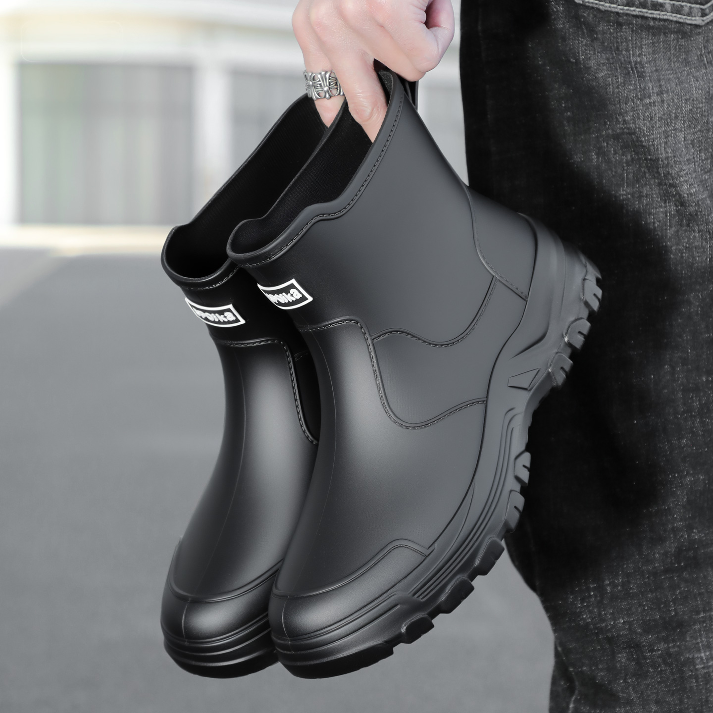 Fashionable new style men's mi - Fishing Boots บทวิจารณ์และราคา