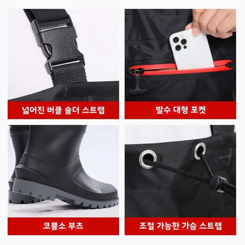 Waterproof Chest Waders with F - Fishing Pants Waterproof บทวิจารณ์และราคา