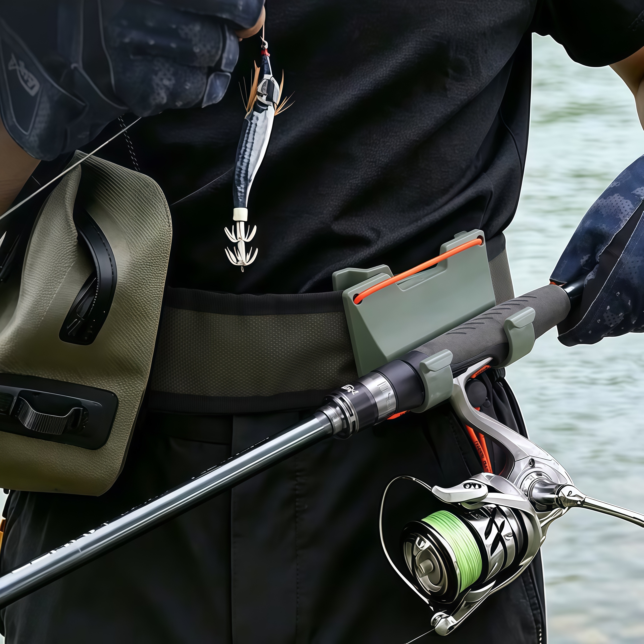 DEUKIO Outdoor Belt Clip Rod H - Fishing Belt บทวิจารณ์และราคา