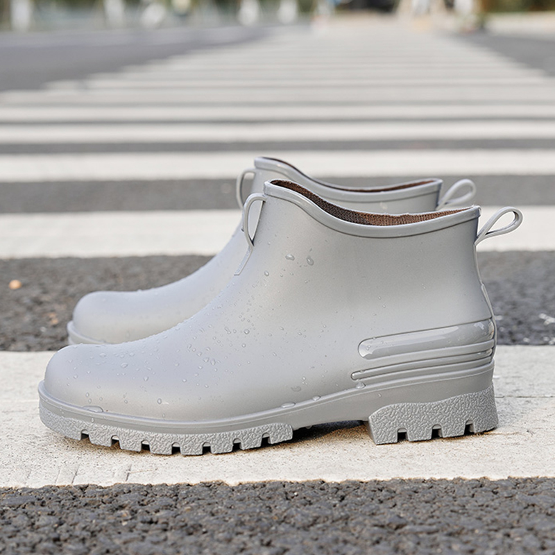 New Fashion Men Rain Boots Pla - Fishing Boots บทวิจารณ์และราคา