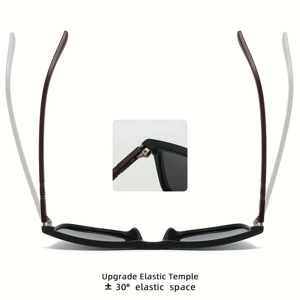 2pcs Luxury Square Vintage Pol - Fishing Sunglasses Polarized บทวิจารณ์และราคา