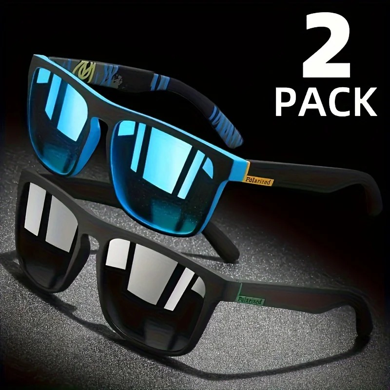 1/2pcs Square Sport Sunglasses - Fishing Sunglasses Polarized บทวิจารณ์และราคา