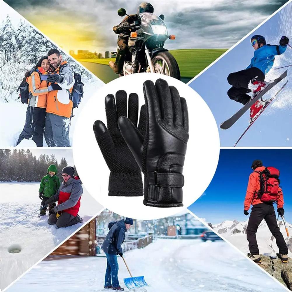 1 Pair USB Heating Gloves Rech - Fishing Gloves บทวิจารณ์และราคา