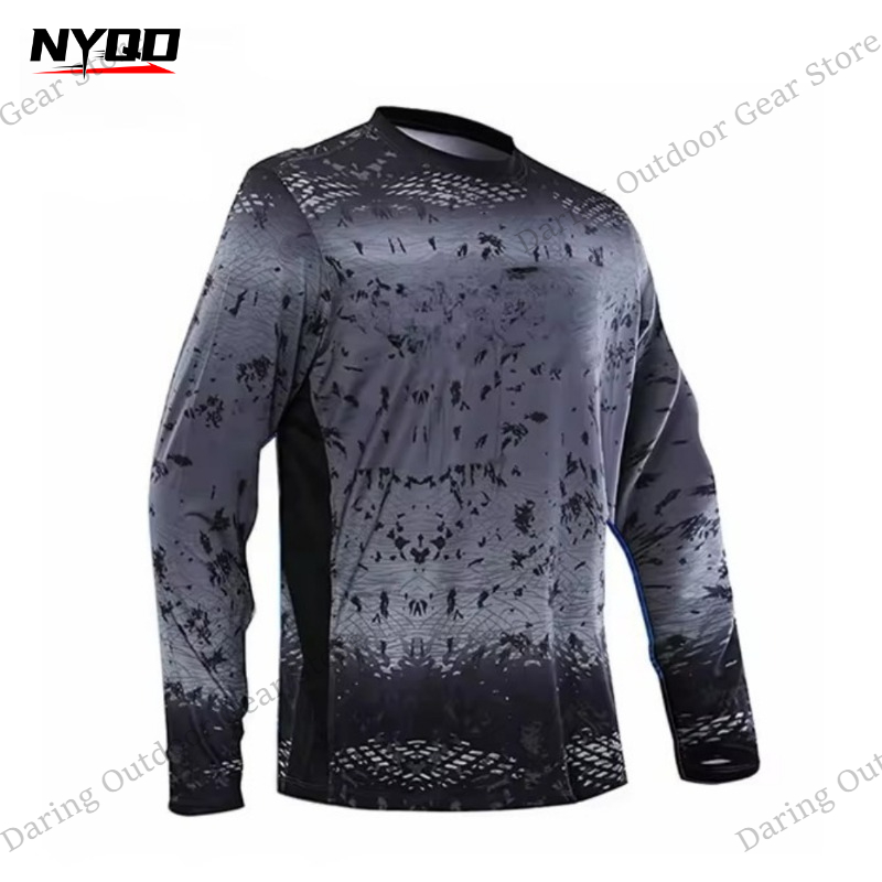 Men's Long Sleeve UPF 50+ Fish - Fishing Shirt Uv Protection บทวิจารณ์และราคา