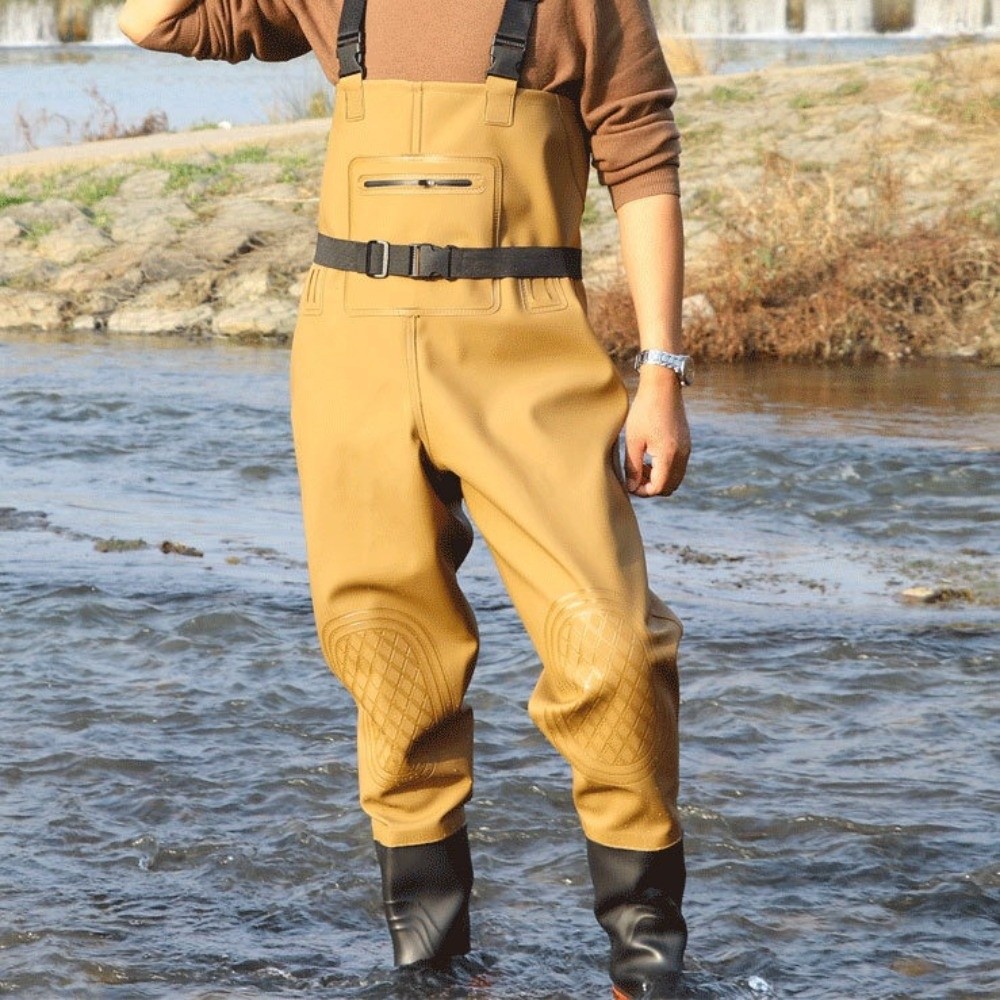 Useful PVC Fishing Suit Double - Fishing Pants Waterproof บทวิจารณ์และราคา