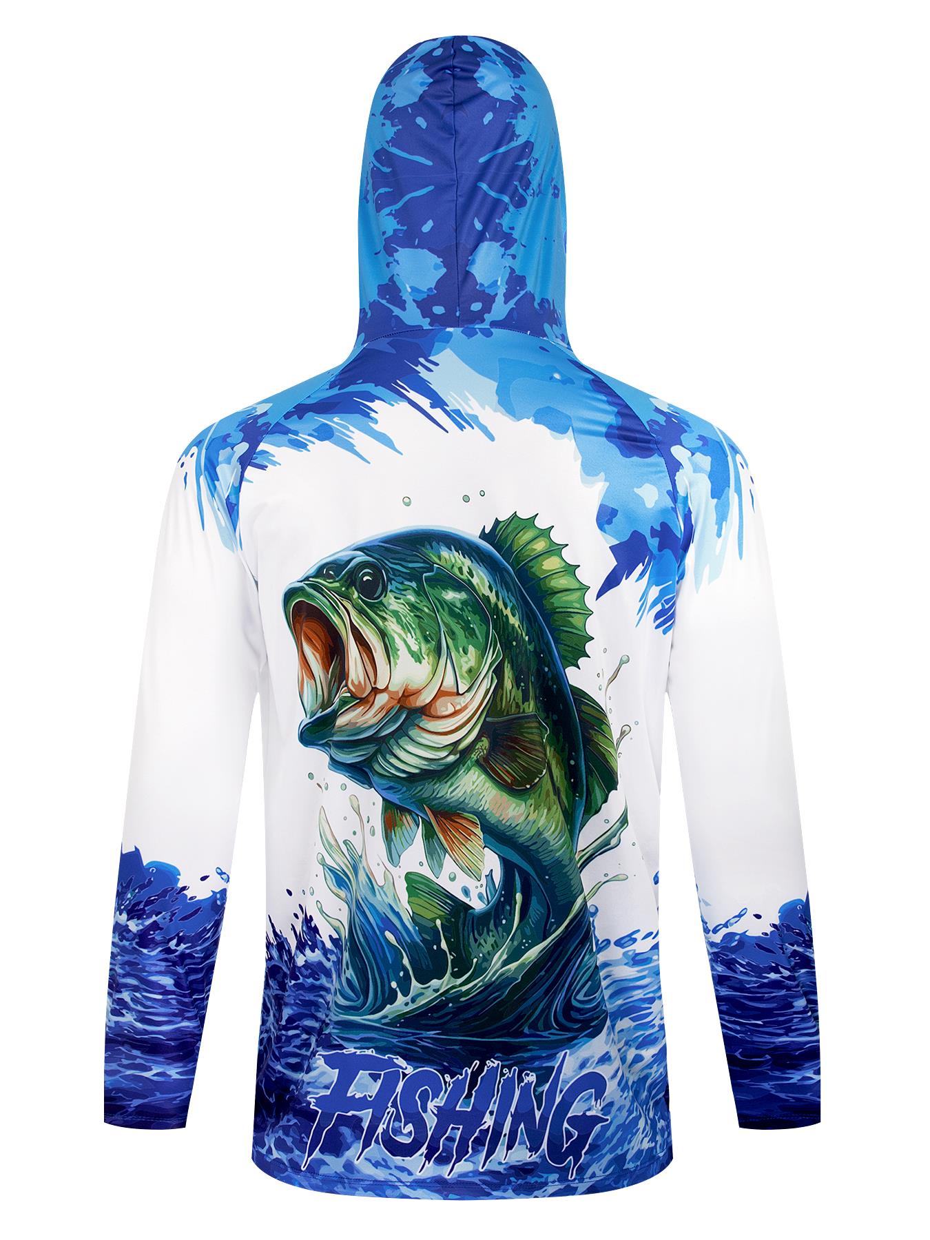 Fishing Hooded Shirt Upf 50 Fi - Fishing Hoodie บทวิจารณ์และราคา