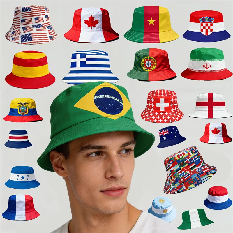 Printed National Flag Bucket H - Fishing Hat บทวิจารณ์และราคา