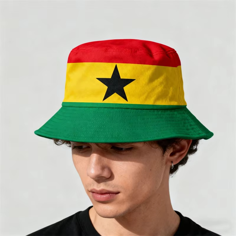Printed National Flag Bucket H - Fishing Hat บทวิจารณ์และราคา