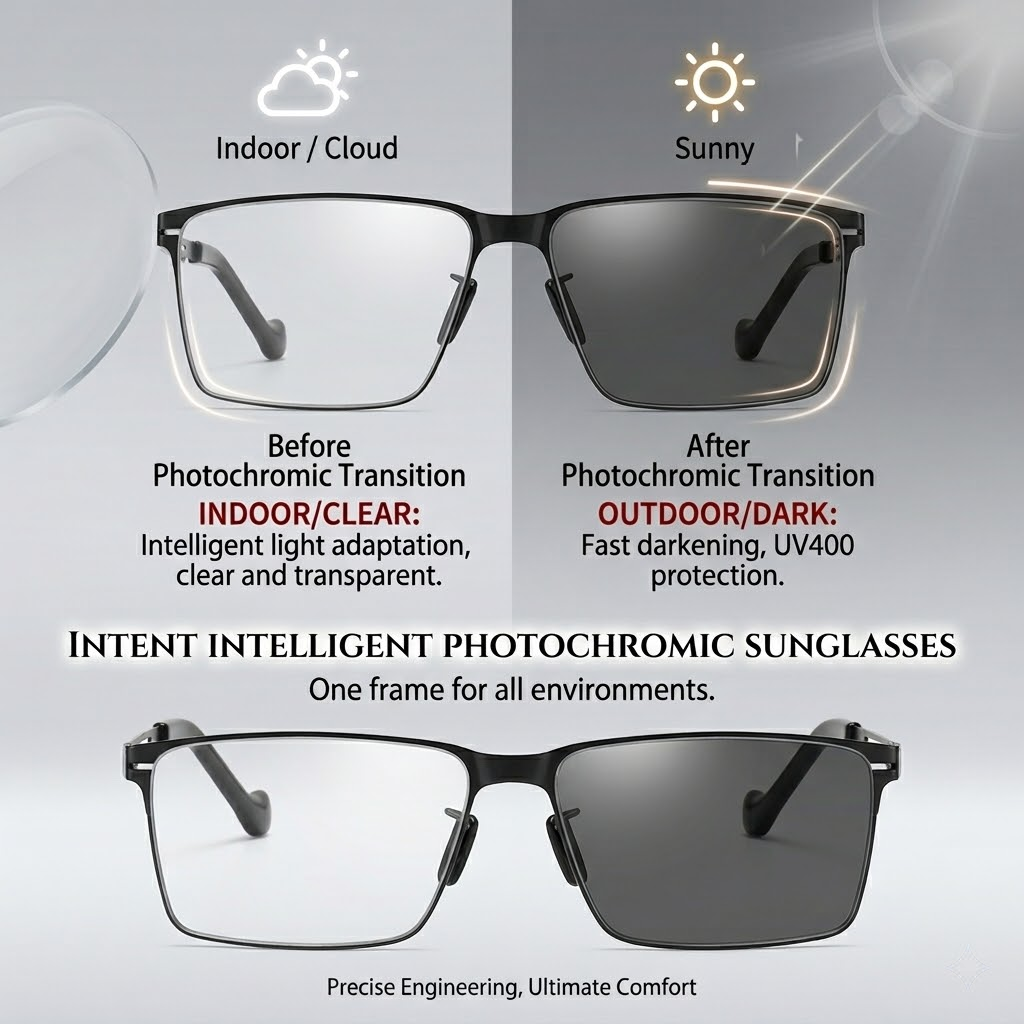 Men Photochromic Polarized Sun - Fishing Sunglasses Polarized บทวิจารณ์และราคา