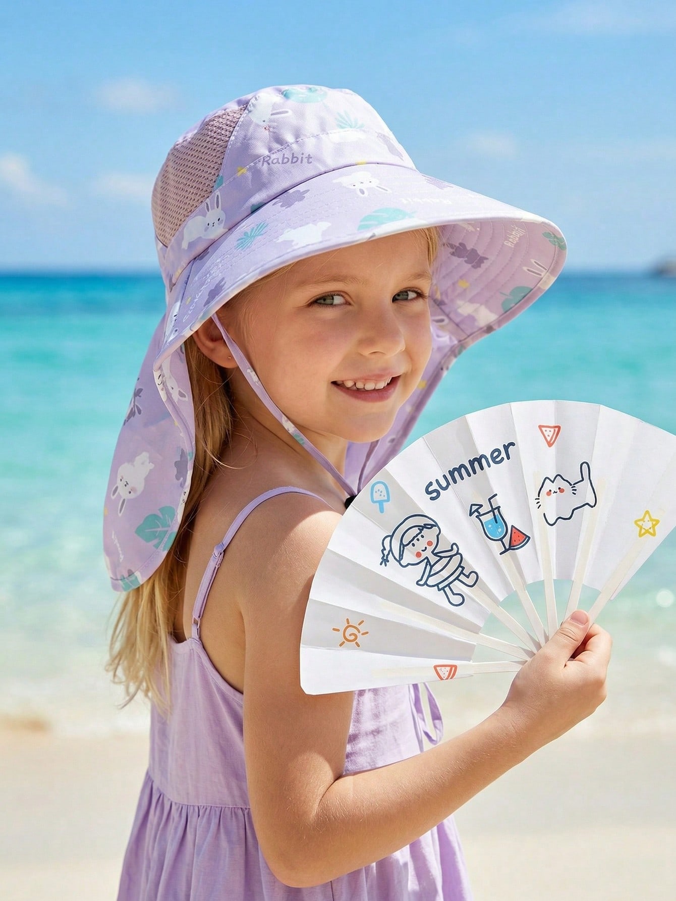 Cartoon Cape Kids Summer Sun F - Fishing Hat บทวิจารณ์และราคา