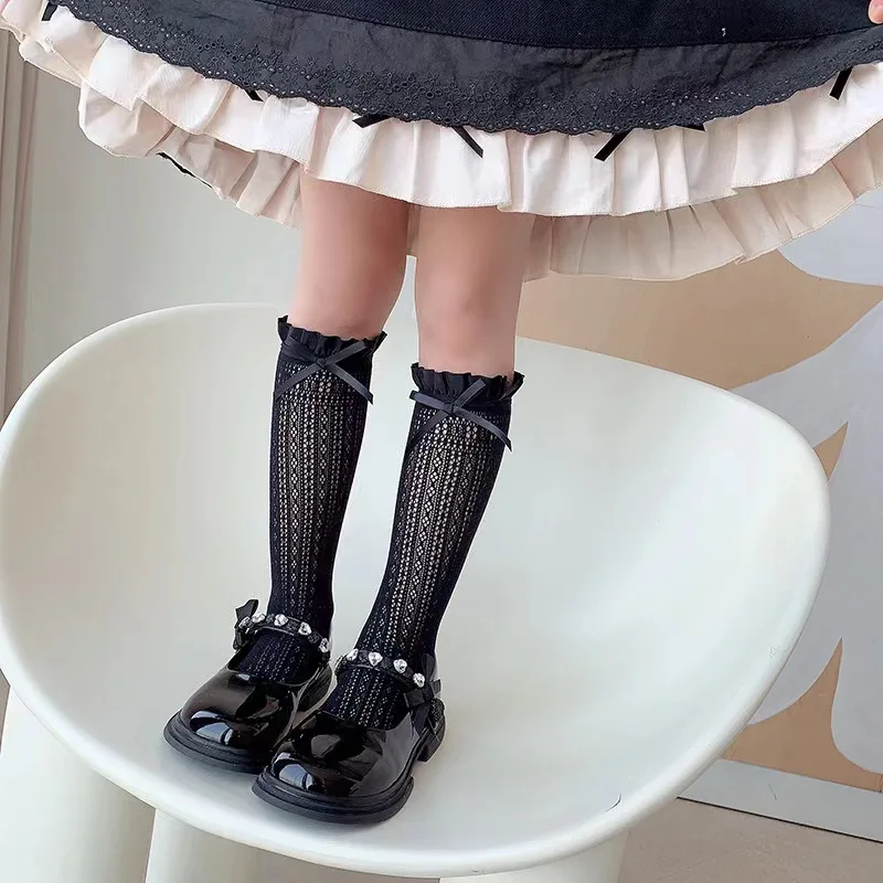 Girls Long Tube Lace Stockings - Fishing Socks บทวิจารณ์และราคา