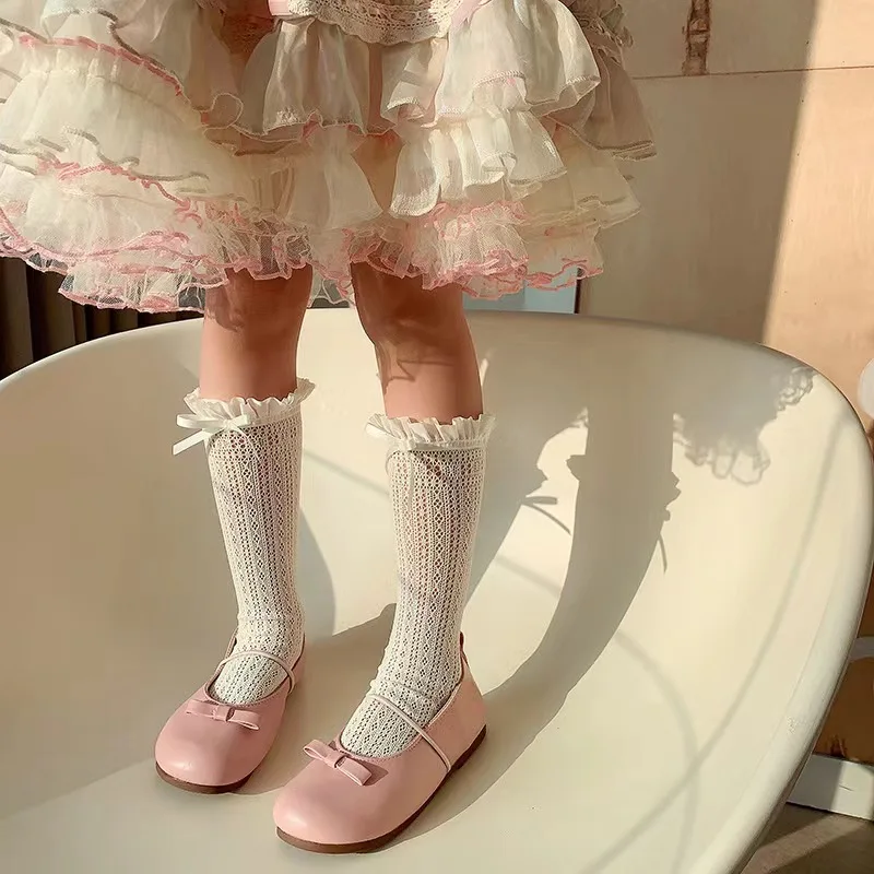 Girls Long Tube Lace Stockings - Fishing Socks บทวิจารณ์และราคา