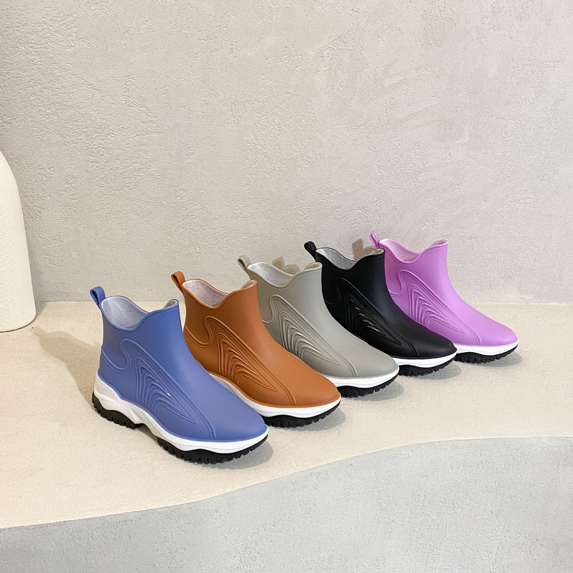 Women Rainboots Slip-on Waterp - Fishing Waders บทวิจารณ์และราคา