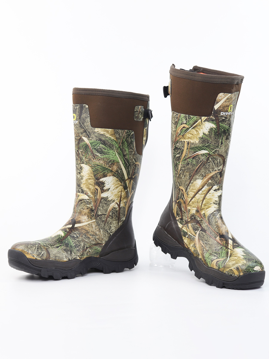 Men's High-Cut Camouflage Rain - Fishing Boots บทวิจารณ์และราคา