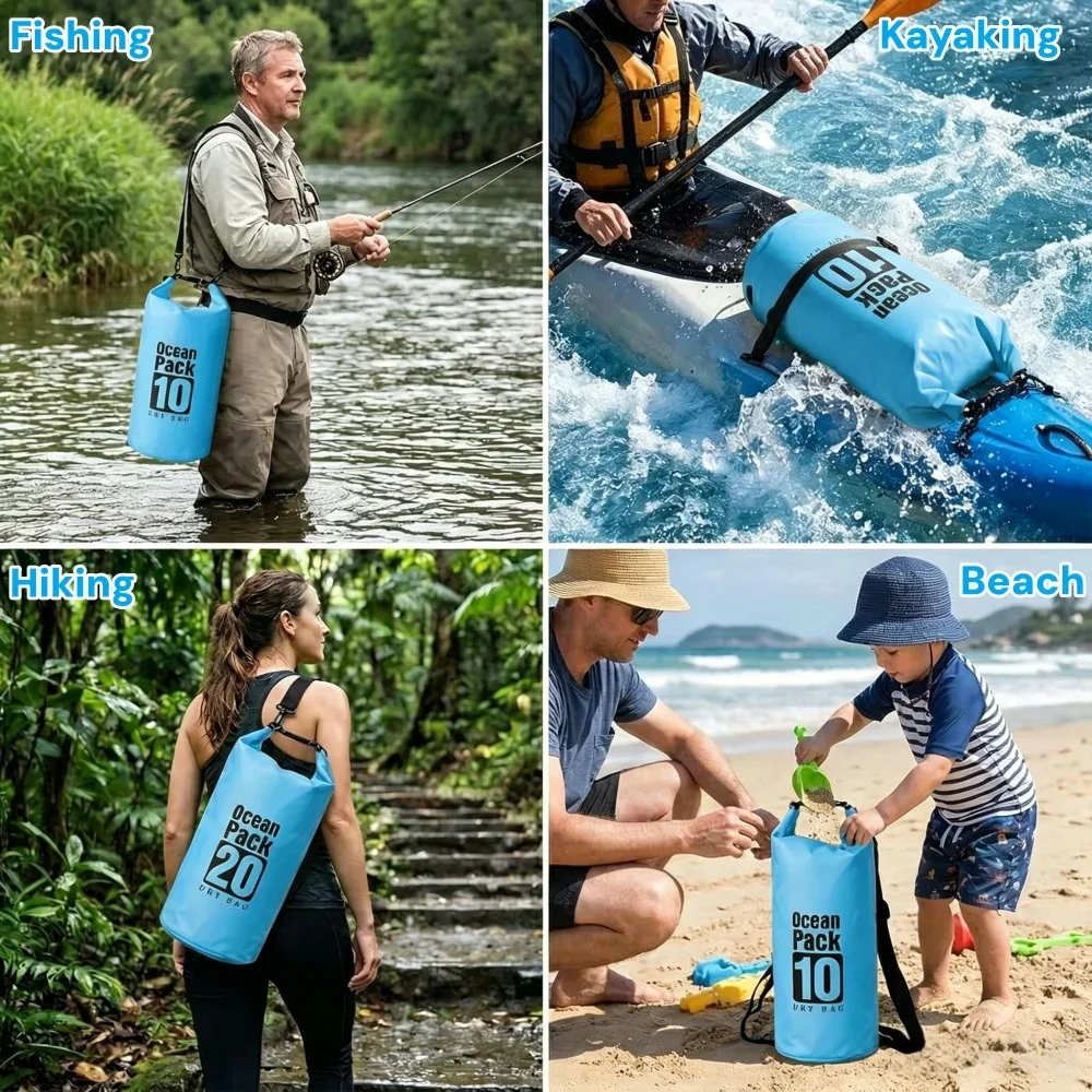 500D Waterproof Dry Bag Floati - Fishing Bag Waterproof บทวิจารณ์และราคา