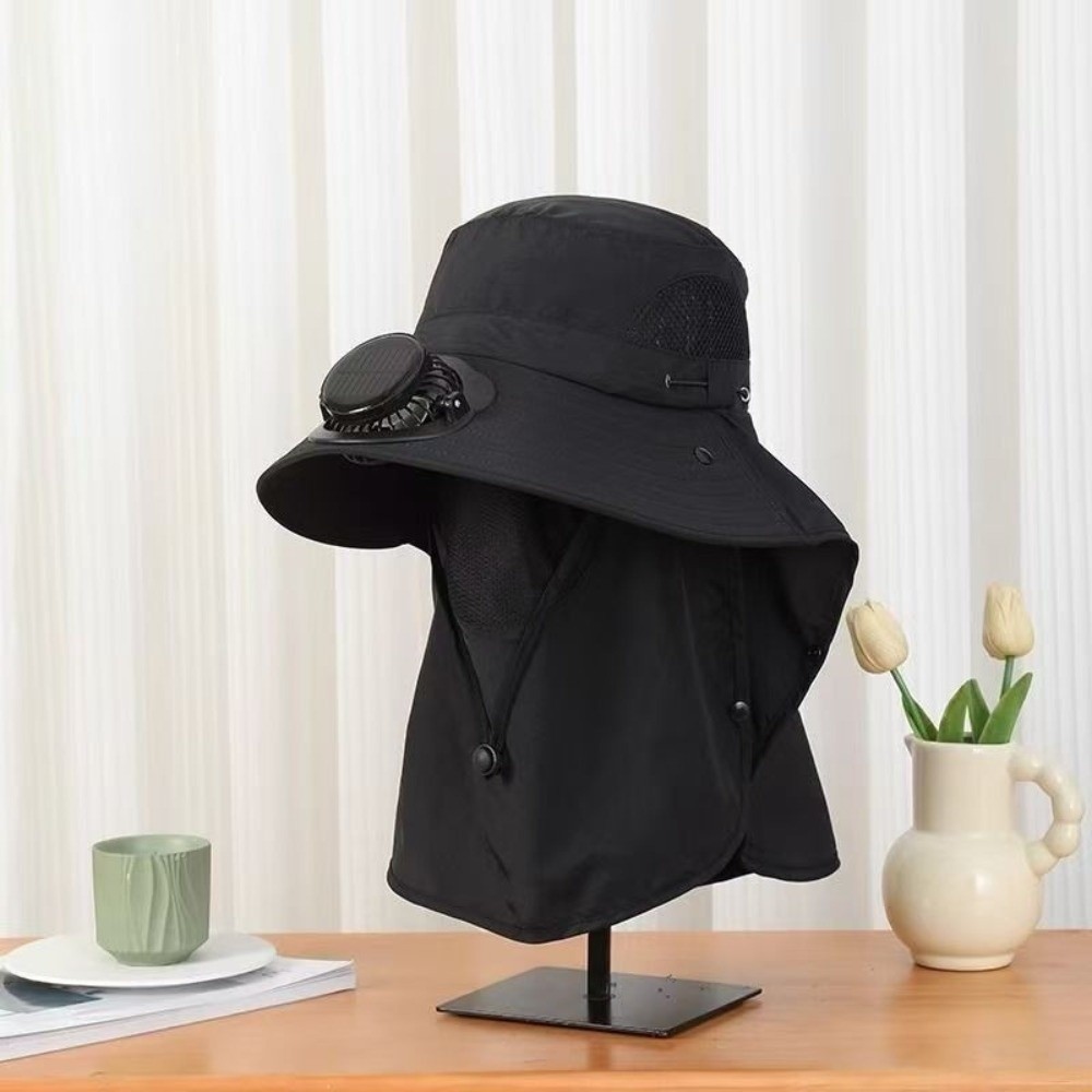 Portable Solar Rechargeable Fa - Fishing Hat บทวิจารณ์และราคา