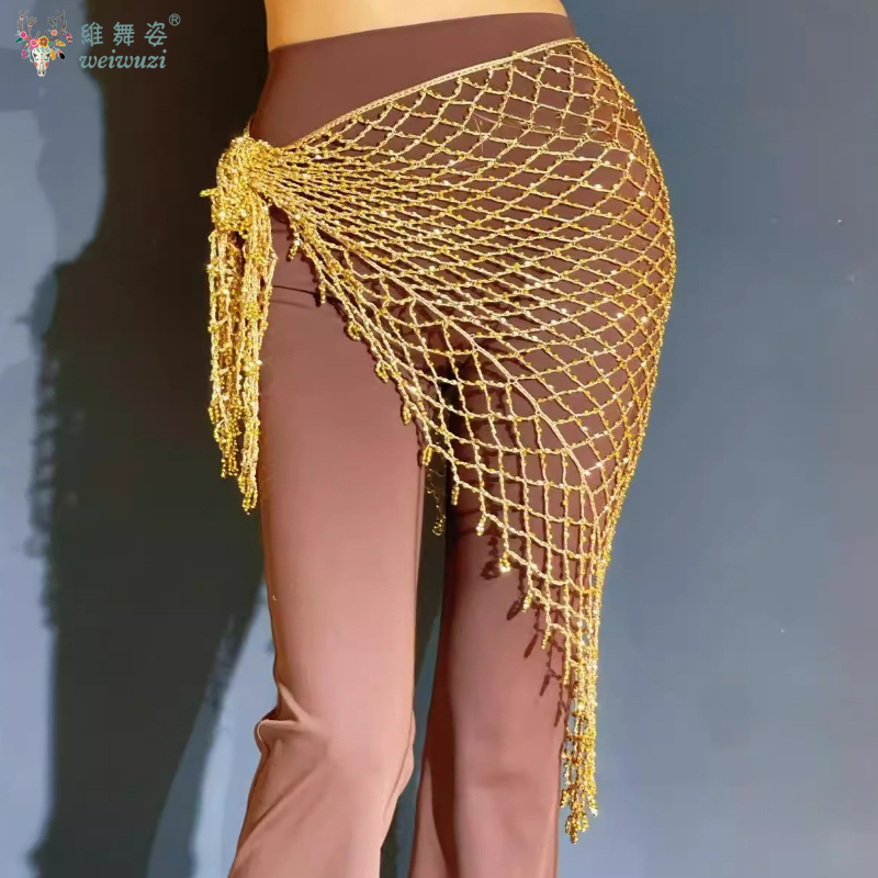New Belly Dance Hip Scarf Sequ - Fishing Belt บทวิจารณ์และราคา