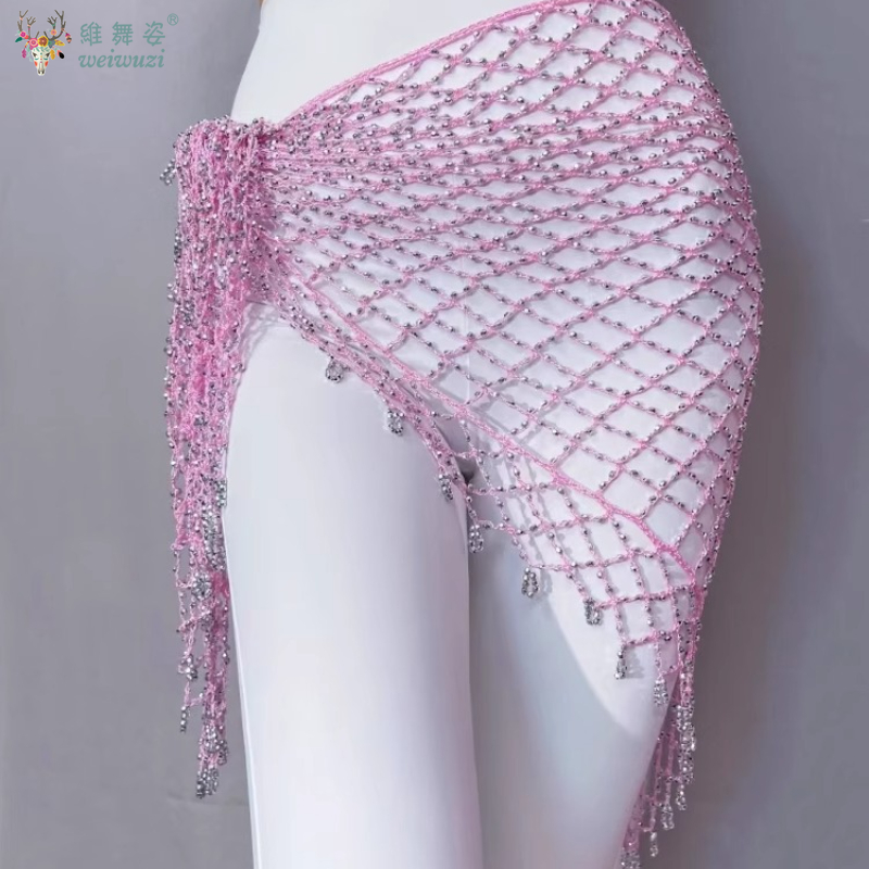 New Belly Dance Hip Scarf Sequ - Fishing Belt บทวิจารณ์และราคา