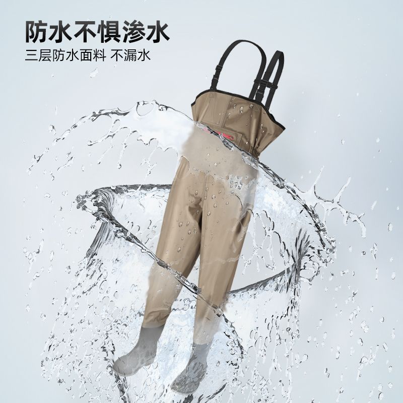 Fishing Source Waders Men Wate - Fishing Pants Waterproof บทวิจารณ์และราคา