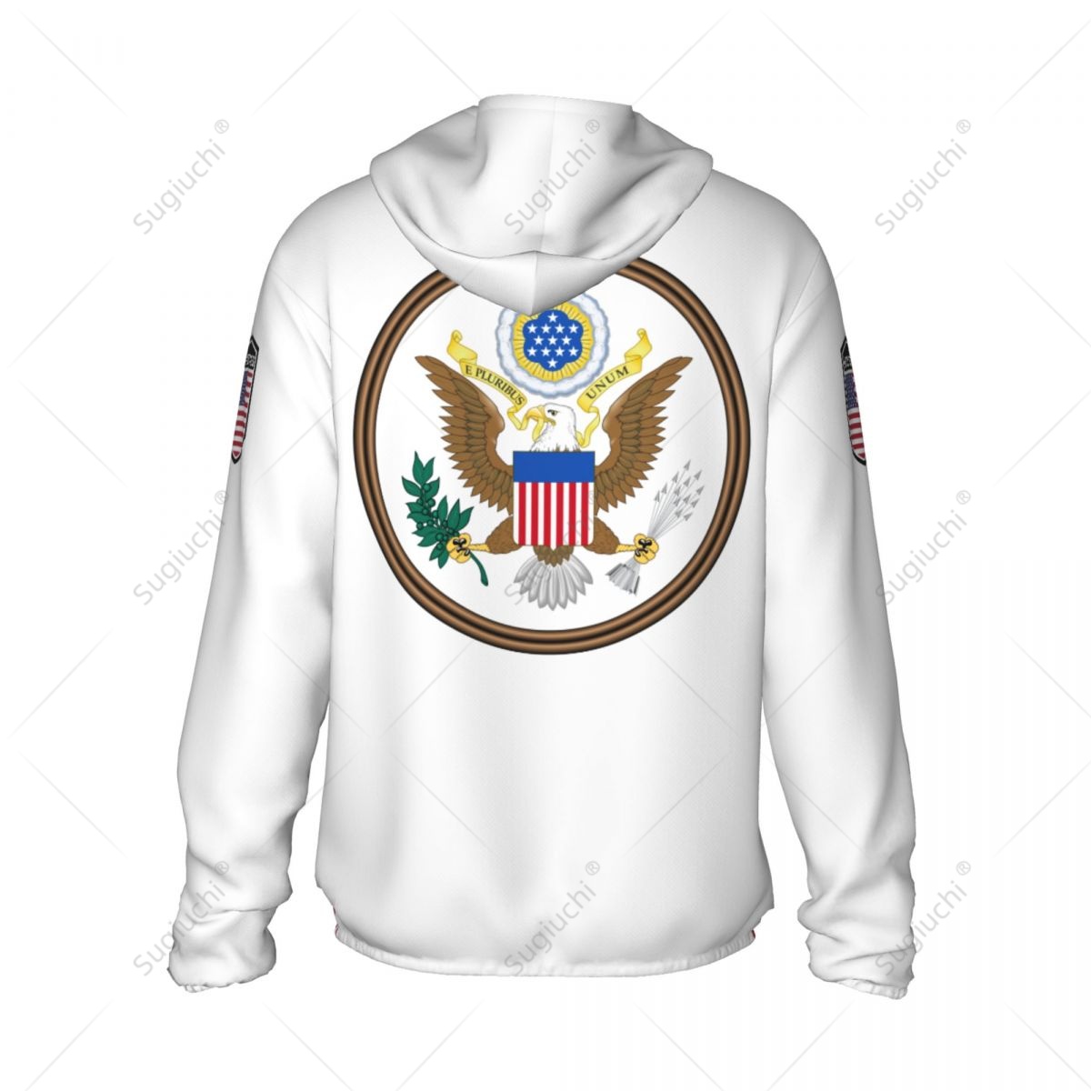 United States Flag Sun Protect - Fishing Hoodie บทวิจารณ์และราคา