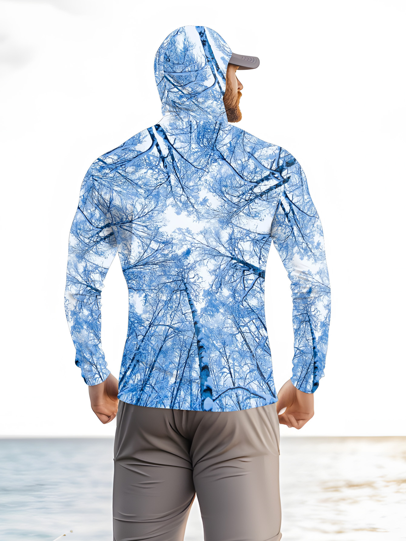 Fishing hooded sweatshirt men' - Fishing Hoodie บทวิจารณ์และราคา