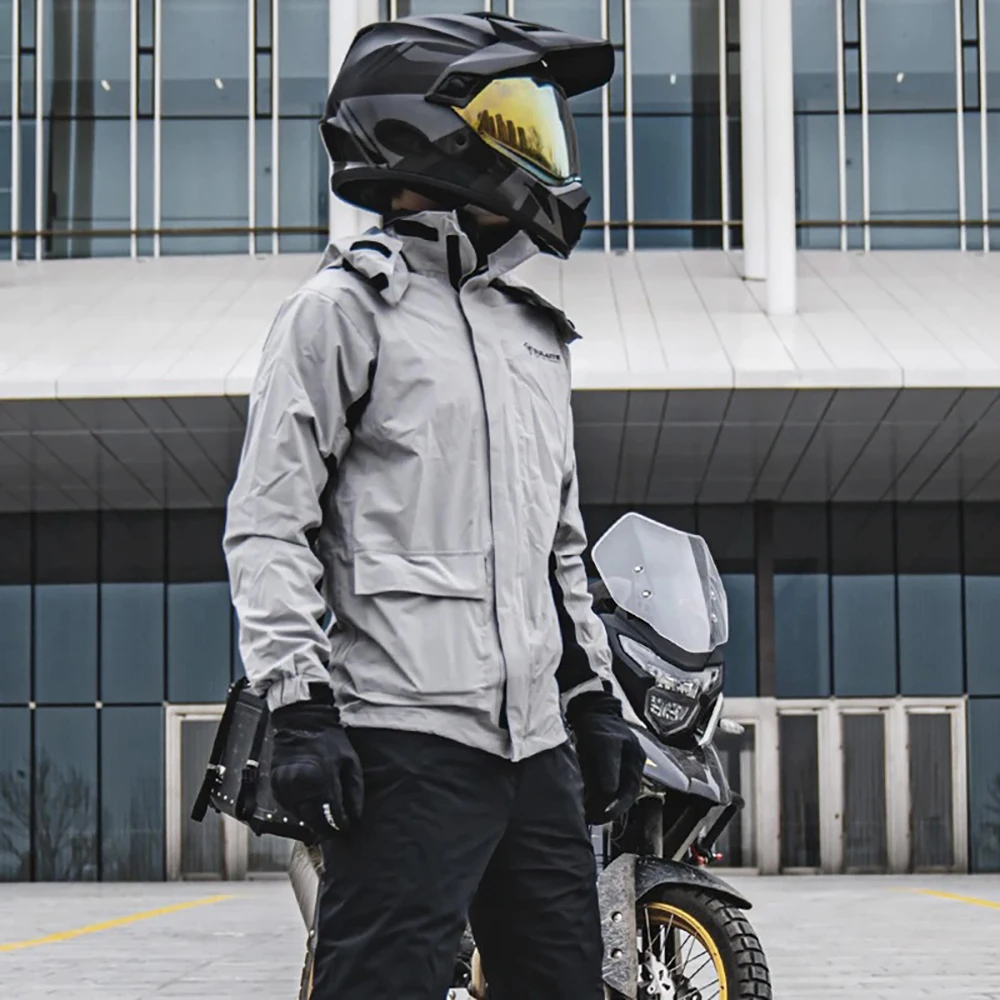 Motorcycle Raincoat Men Women  - Fishing Jacket Waterproof บทวิจารณ์และราคา