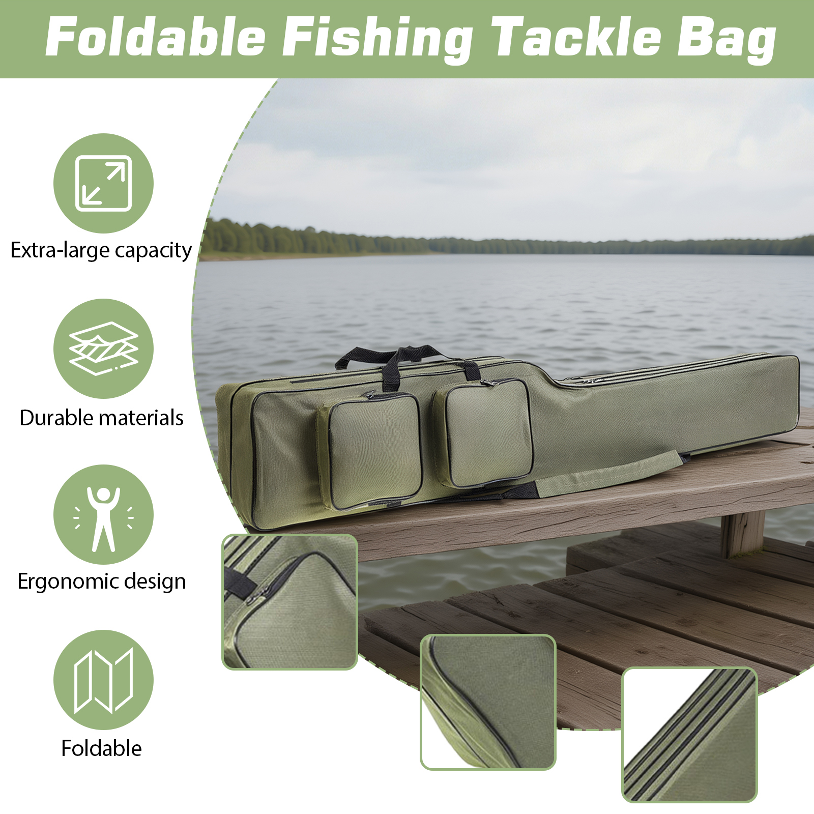 Fishing Rod Bags 150cm Waterpr - Fishing Bag Waterproof บทวิจารณ์และราคา