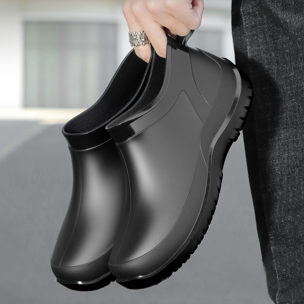 Rain boots Men's Waterproof Sh - Fishing Boots บทวิจารณ์และราคา