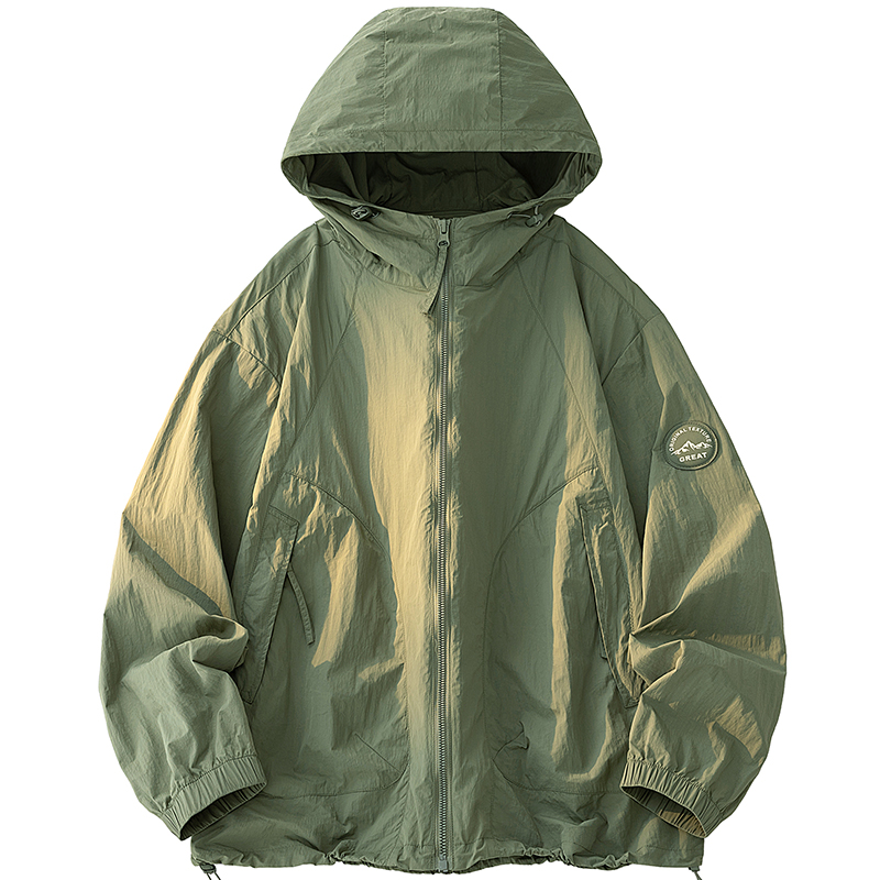 Outdoor UPF50+ Men's Hooded Su - Fishing Jacket Waterproof บทวิจารณ์และราคา