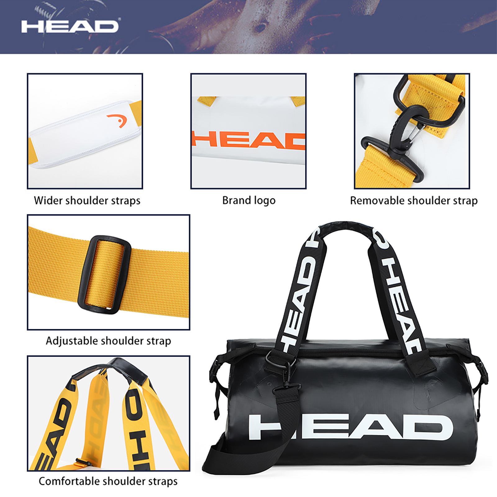 HEAD Fully Waterproof Travel D - Fishing Bag Waterproof บทวิจารณ์และราคา